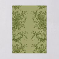 Vintage Toile Foil Wedding Invitations Gold Greenery Signature Blank No Standard