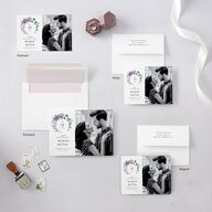 Romantic Wisteria Save The Date Magnets Purple Petal Magnet Paper