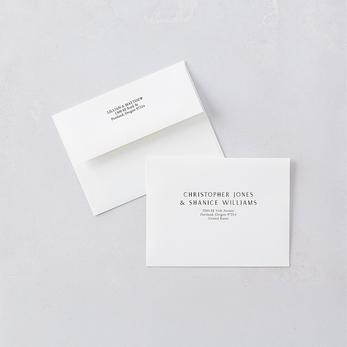 Editorial Monogram Save The Date Magnets Pure White Magnet Paper