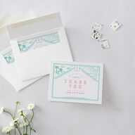 Iconic Beach Thank You Cards Sky