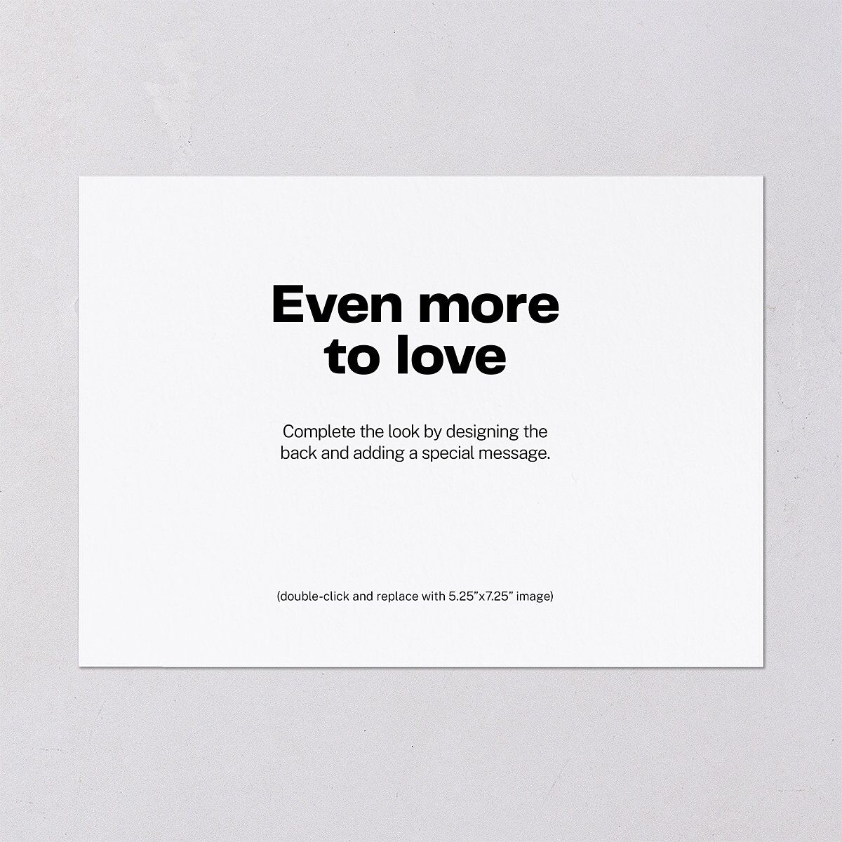 Upload Your Own Design Landscape Bridal Shower Invitations Pure White Signature Blank Standard