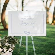 Coastal Oysters and Anchors Standard Direction Sign Large Sea Blue Standard Indoor Foam Core L Direction