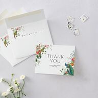 Wild About You Thank You Cards Pure White