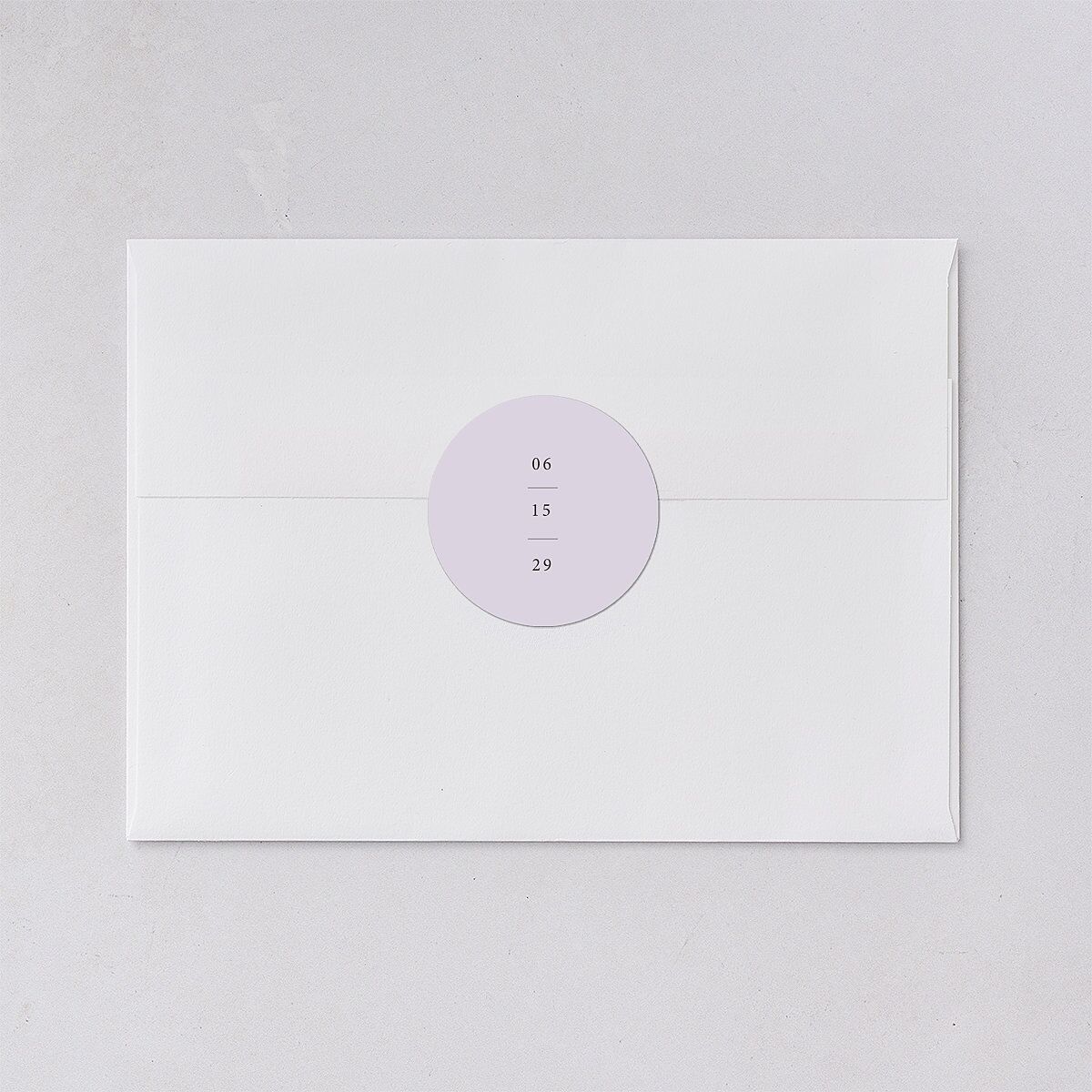 Just Love Wedding Stickers Sheer Lilac Circle
