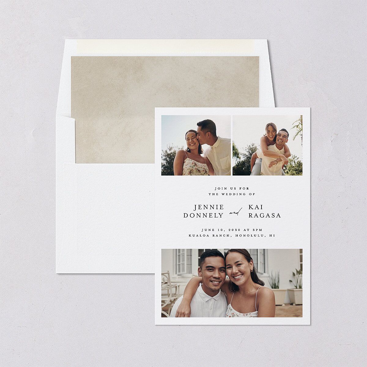 Simple Pampas Envelope Liners Pure White Standard