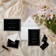 Polished Frame Euro Envelope Liners Licorice Luxe