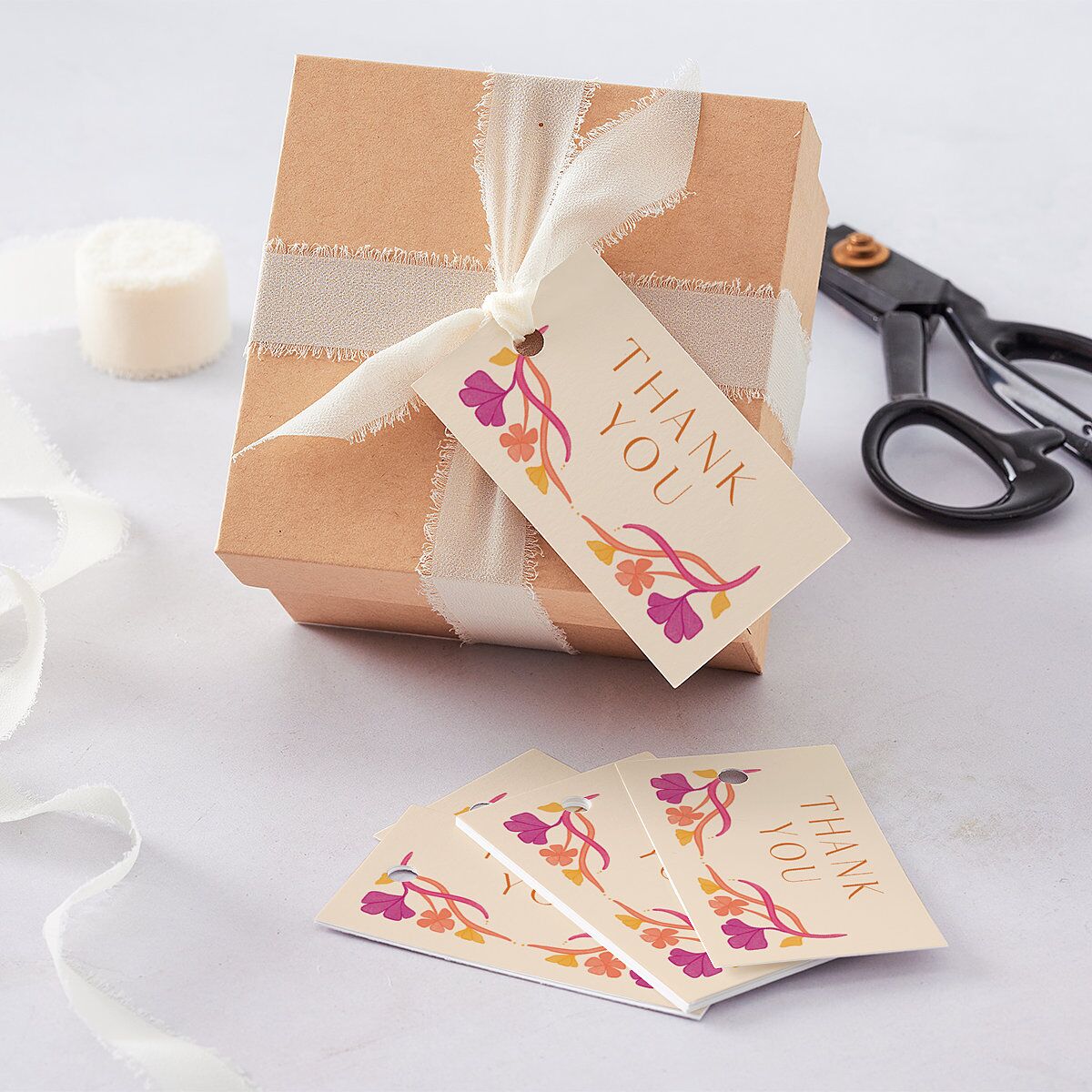 Indian Majestic Legacy Elephants Favor Gift Tags Mulberry Signature