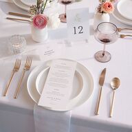 Shining Sprig Place Cards Gold Mist Signature