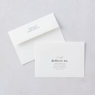 Portrait Gallery Wedding Invitations Pure White Signature Blank No Standard