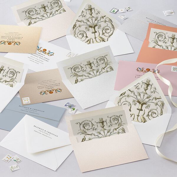 Medieval Renaissance Wedding Invitations Moss Signature Blank No Standard