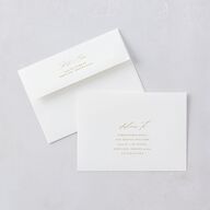 Classic Landscape Save the Date Marigold Signature smooth Blank No Standard