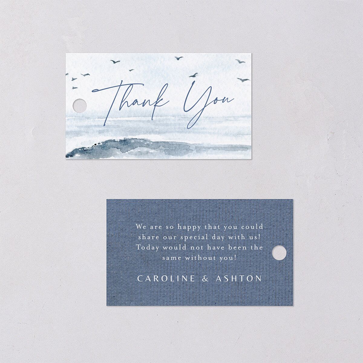 Coastal Love Favor Gift Tags Cruise Signature