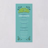 Wedstock Wedding Programs Sky Signature