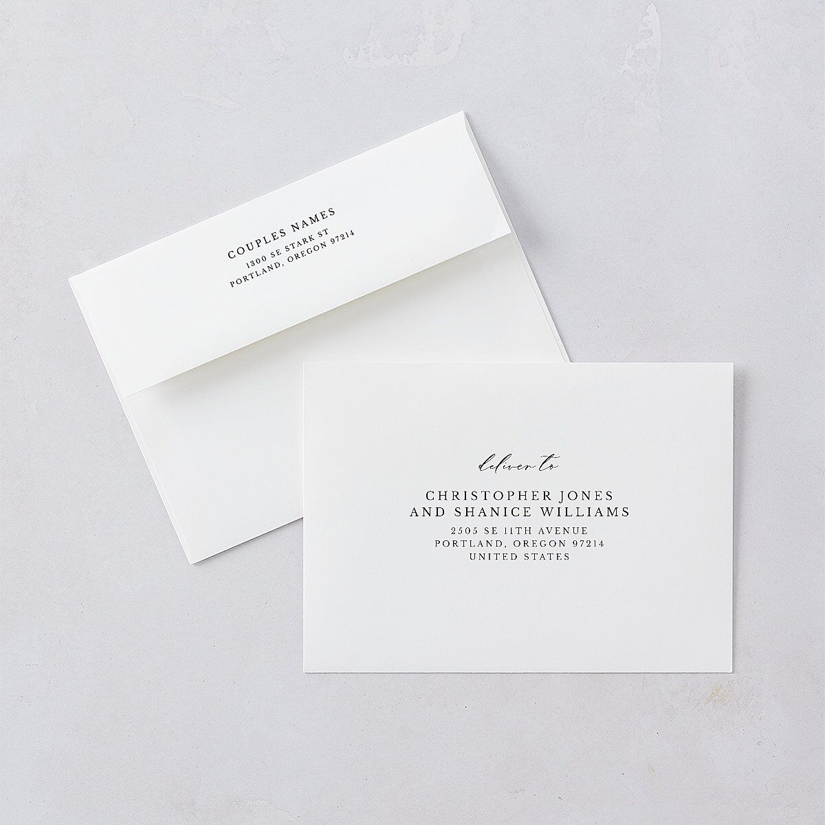 Eucalyptus Frame Save The Date Cards — view 8