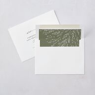 Rustic Branch Frame Bridal Shower Invitations Pure White Signature Blank