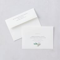 Lush Greenery Wedding Invitations Eucalyptus Signature Blank No Standard
