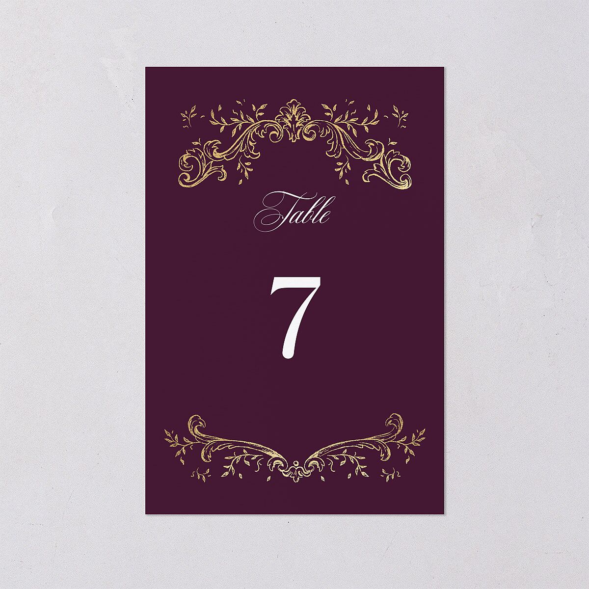 Formal Opulent Frame Table Numbers — view 1
