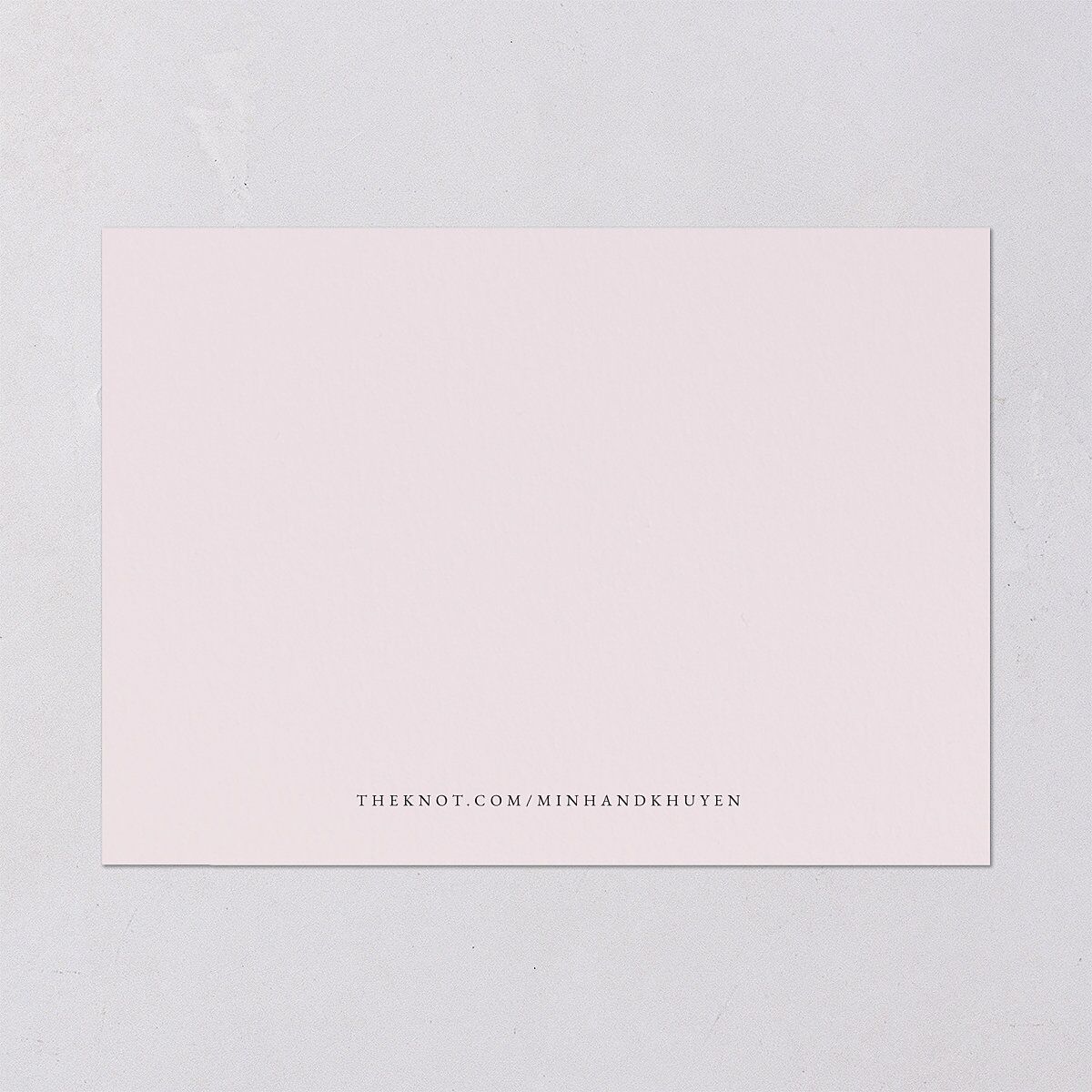 Romantic Wisteria Save The Date Cards Purple Petal Signature smooth Blank No Standard
