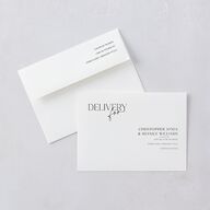 Nothing Fancy Wedding Invitations Pure White Signature Blank No Standard