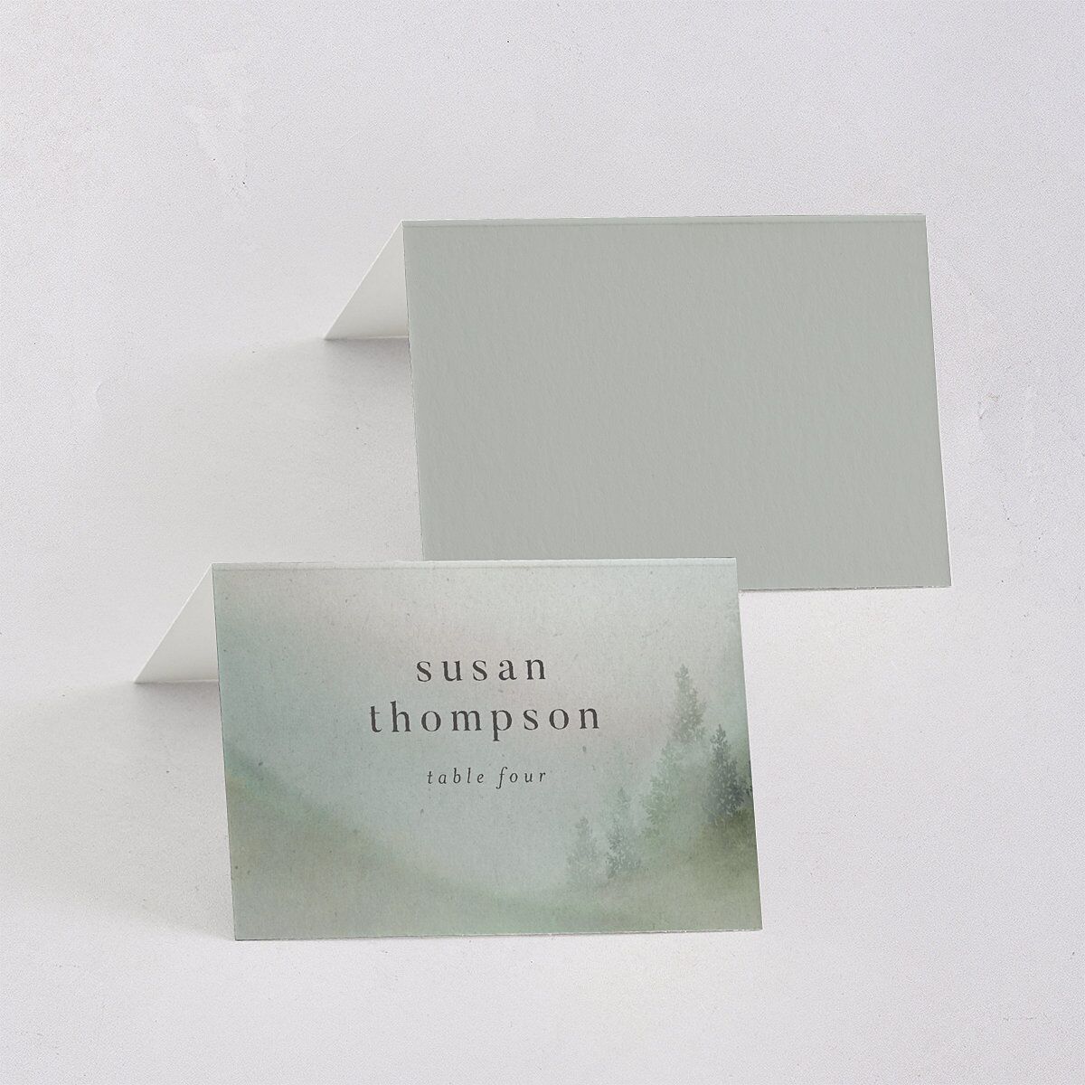 Mountain Mist Place Cards — view 3