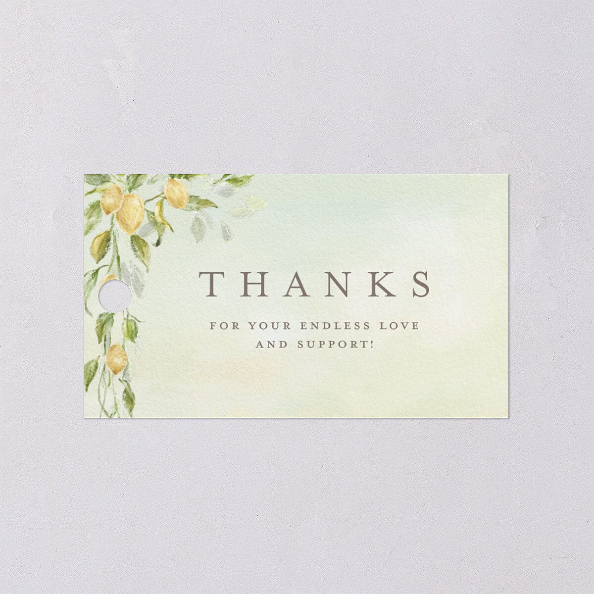 Elegant Italy Favor Gift Tags Thyme Signature