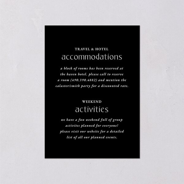 Til Death Do We Disco Wedding Enclosure Cards Licorice Signature