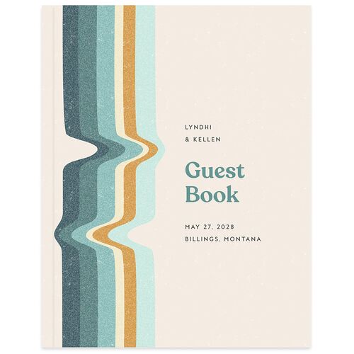 Groovy Lines Guest Books Eucalyptus