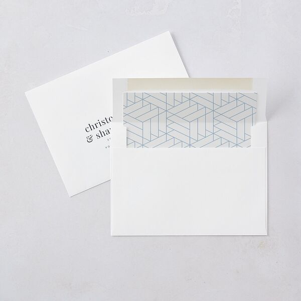Floral Frame Foil Save The Date Cards Gold Regency Blue Signature smooth Blank No Standard