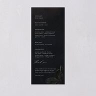 Modern Rose Wedding Programs Peach Fuzz Signature