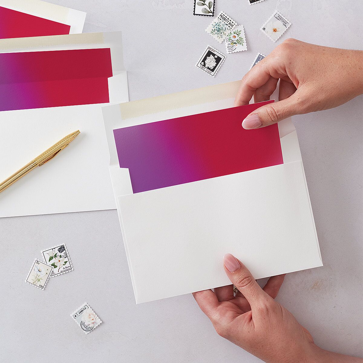 Joyful Gradient Envelope Liners — view 2