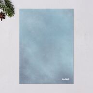 Mountain Retreat Holiday Cards Gold Navy Signature Blank Standard Portrait