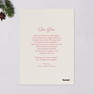 Instant Film Christmas Confetti Holiday Cards Ivory Signature Blank Portrait  Standard