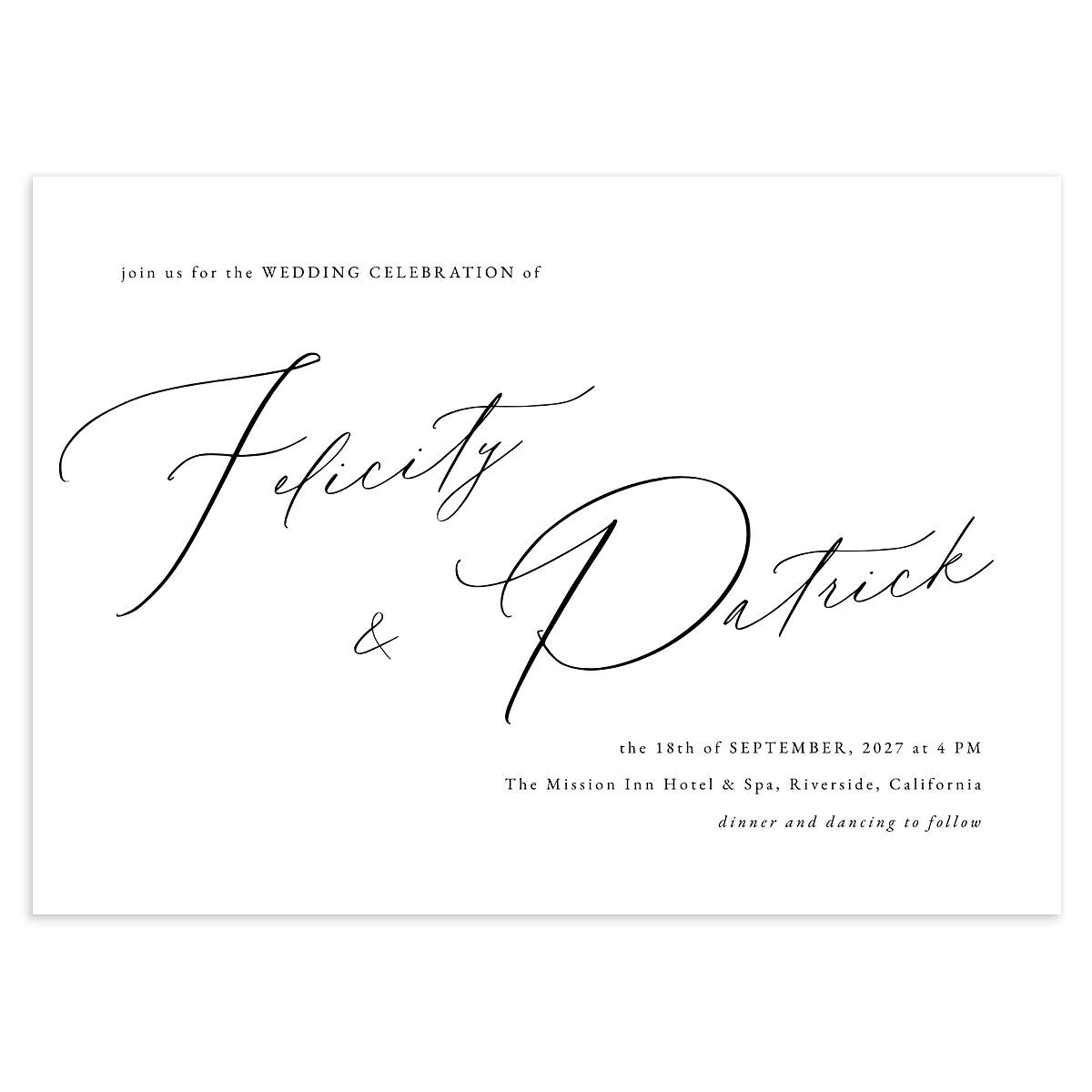 Simply Devoted Wedding Invitations