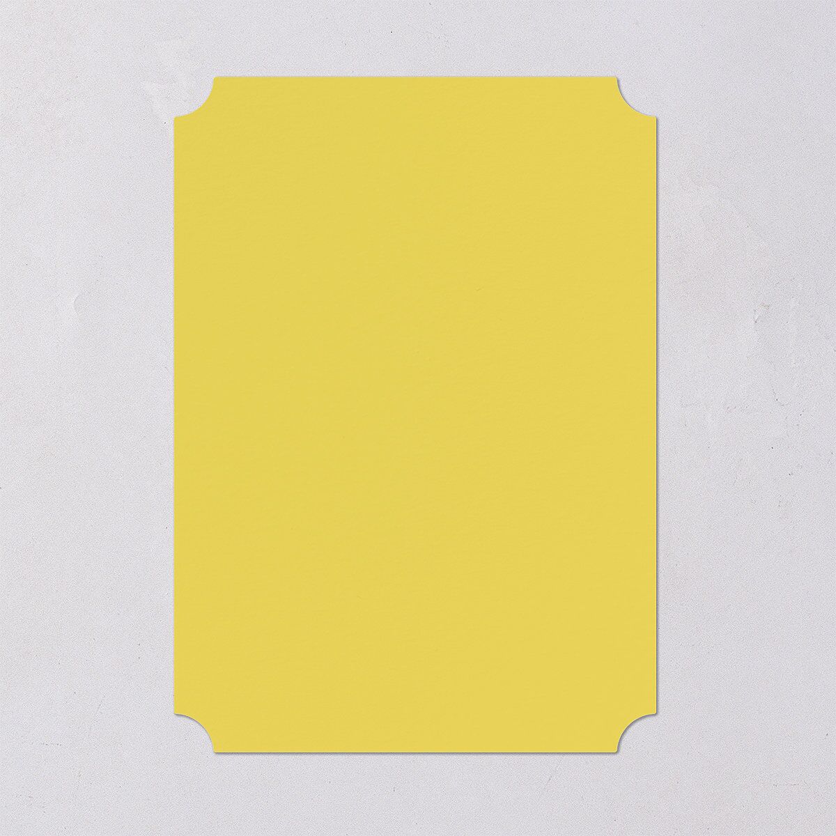 Botanical Lemon Save The Date Cards Buttercup Signature smooth Blank No