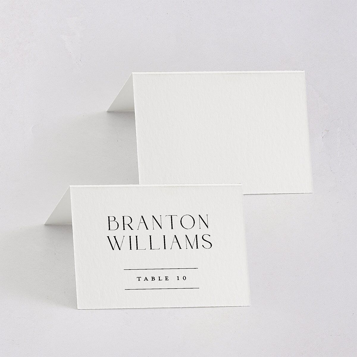 Opposites Attract Place Cards Licorice Signature