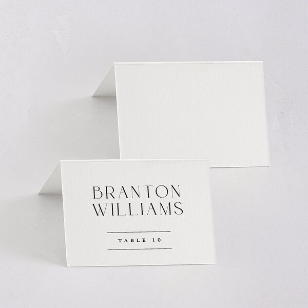 Opposites Attract Place Cards Licorice Signature