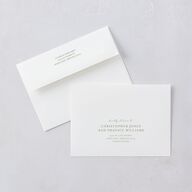 Classic Botanical Border Wedding Invitations Thyme Signature Blank No Standard