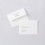 Timeless Elegance Save the Date Petite Cards Midnight Signature smooth Blank No Standard