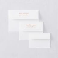 Desert Cactus Save The Date Card Envelopes White Peach Fuzz Both Recipient and Return Addresses Signature Standard