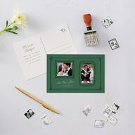 Whimsical Hand Drawn Photo Frames Thank You Postcards Eucalyptus