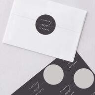 We Do Wedding Stickers Medieval Grey Sticker
