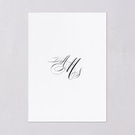 Classic Black Tie Rehearsal Dinner Invitations Pure White Signature Blank Standard