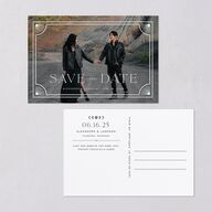 Written In The Stars Save The Date Postcards  Midnight