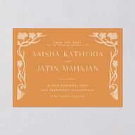 Majestic Legacy Save the Date Cards Mulberry Signature smooth Blank No