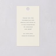 Palm Tree Icon Favor Gift Tags Tide Pool Signature
