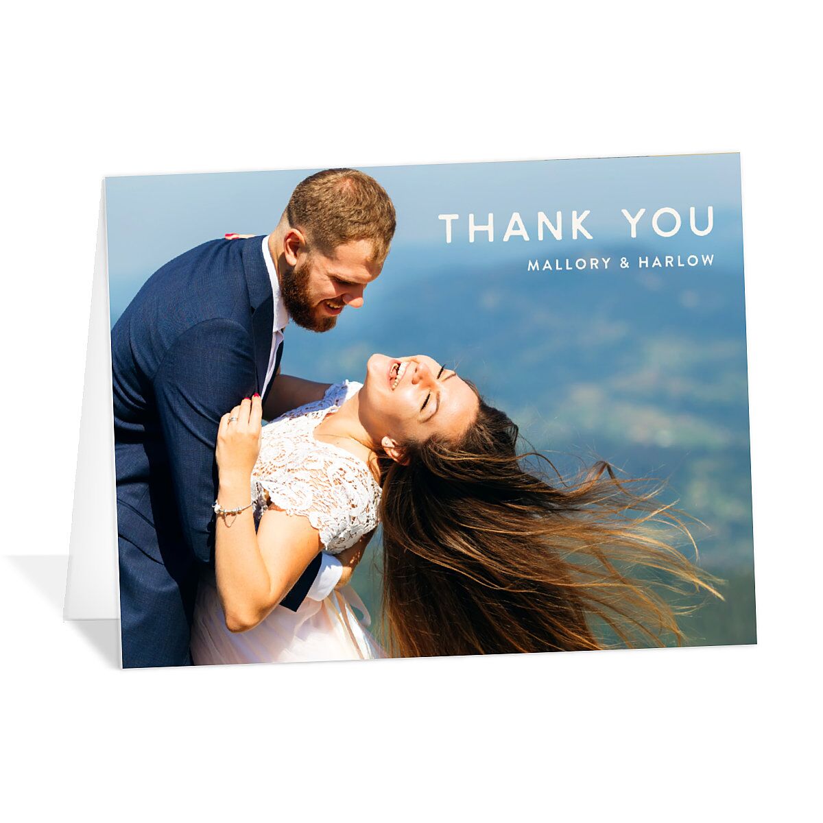 Western Denim Thank You Cards