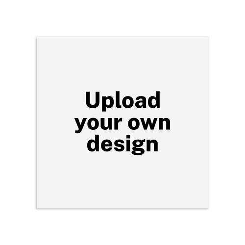 Upload Your Own Design Landscape Cocktail Napkins Pure White Napkin Uncoined
