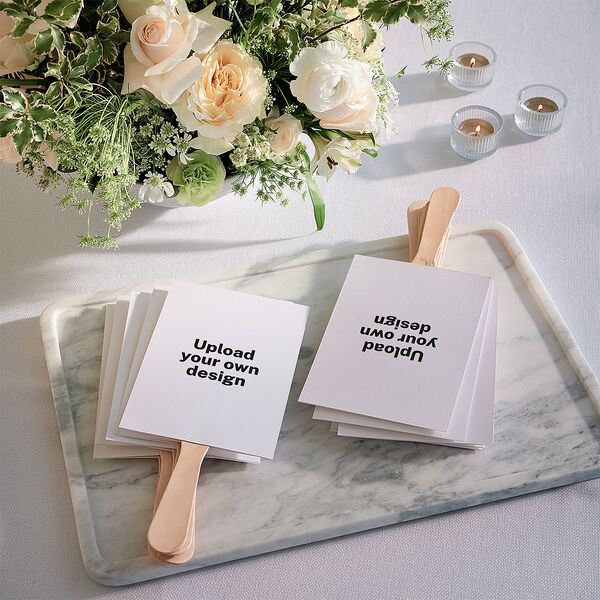Upload Your Own Design Landscape Fan Programs Pure White Signature Standard