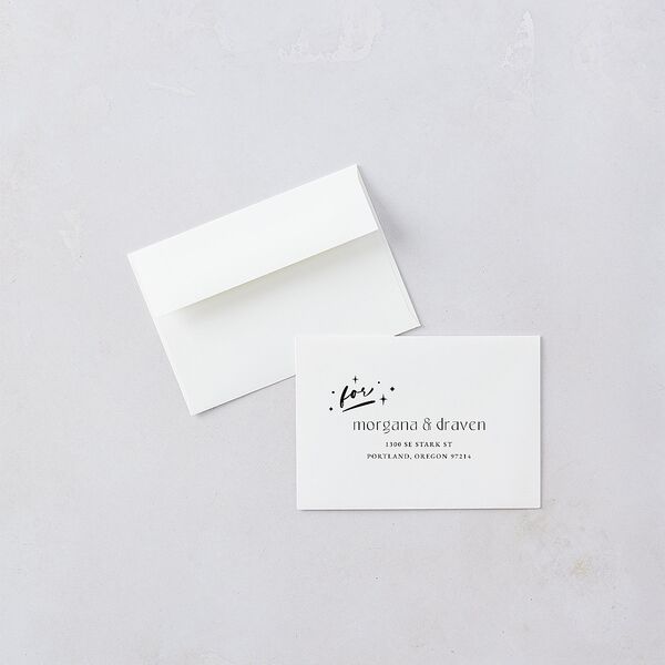 Til Death Do We Disco Wedding Response Cards Licorice Signature Standard