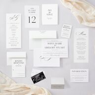 Classically Elegant Thank You Cards Pure White